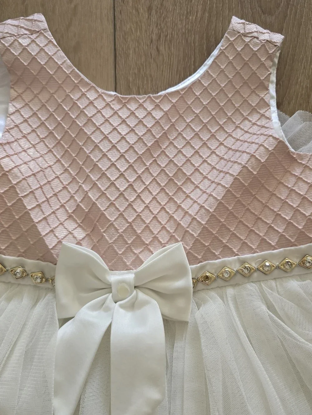 American Princess Pink White Tulle Girl Dresses Lot Bundle Elegant Ruffled 4 5